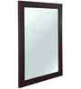 Brown Glass Bathroom Wall Mirror