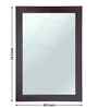 Brown Glass Bathroom Wall Mirror