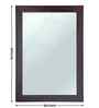 Brown Glass Bathroom Wall Mirror