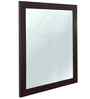 Brown Glass Bathroom Wall Mirror