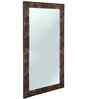 Brown Glass Bathroom Wall Mirror