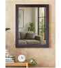 Brown Glass Bathroom Wall Mirror