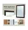 Brown Glass Bathroom Wall Mirror