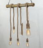 Brown Rope Chandelier