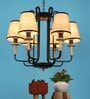 Cherosi Brown Glass Shaded Chandelier