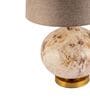 Brown Glass The Gilded Swirl glass lamp