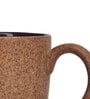 Grained 250ml Yellow & Brown Ceramic (Set of 2) Coffee Mug
