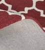 Trellis Pattern Wool Hand Tufted 4 X 6 Feet Carpet