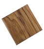 Brown Handcrafted Teak Wood Elegant (Set Of 4) Coasters