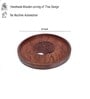 Brown Handpainted  Wood  Serving Tray