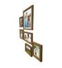 Brown Polyresin Individual Naomi Set Of 6 Collage Photo Frames