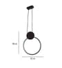 Joshaphus Brown Iron Hanging Light