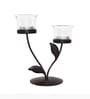 Euclid Black Iron Table Tea Light Holder