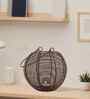 Brown Iron Round Wire Lantern