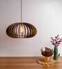 Paola Brown Wooden Hanging Light