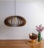 Paola Brown Wooden Hanging Light