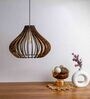 Triad Brown Wooden Hanging Light