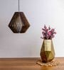 Plazo Brown Wooden Hanging Light
