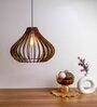 Triad Brown Wooden Hanging Light