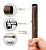 Brown Iron Solid (144 Inches) Curtain Rod with Accessories