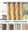 Brown Iron Solid (144 Inches) Curtain Rod with Accessories