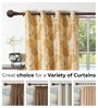 Brown Iron Solid (66 Inches) Curtain Rod with Accessories