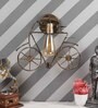 Waitara Metal Novelty Wall Light (Brown)