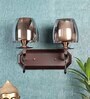 Brown Iron Wall Light