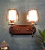 Brown Iron Wall Light