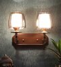 Brown Iron Wall Light