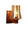 Lucea Brown Wood Wall Sconces