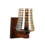 Lucea Brown Wood Wall Sconces