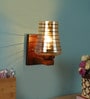 Lucea Brown Wood Wall Sconces