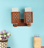 Elona Brown Wood Wall Sconces