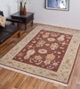 Traditional Pattern Wool Hand Knotted 6 x 9 Feet Carpet