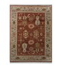 Traditional Pattern Wool Hand Knotted 6 x 9 Feet Carpet