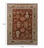 Traditional Pattern Wool Hand Knotted 6 x 9 Feet Carpet