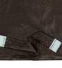 Brown Jacquard Floral 9FT Light Filtering Eyelet Long Door Curtains (Pack of 1)