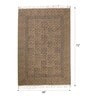 Brown Jute 4 ft X 6 ft Hand Woven Dhurrie