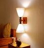 Terzo Wooden Novelty Wall Light (Natural Wood)