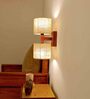 Tesca Wooden Novelty Wall Light (Natural Wood)