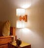 Tesca Wooden Novelty Wall Light (Natural Wood)