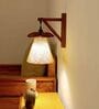 Twirl Brown Solid Wood Wall Sconces
