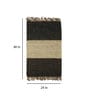 Brown Jute Reversible Hand Woven 4 x 2 Feet Dhurrie