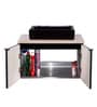 Stainless Steel Bathroom Vanity in Black With Counter Top Wash Basin