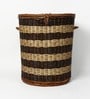 Laundry Basket With Lid,Clothes Storage Basket,Wicker Laundry Clothes Basket