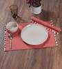 Jack (19x13) Brown & White Linen (Set of 2) Placemat