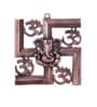 Pranjals Wrought Iron Lord Ganesha Wall Art In Brown