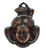 Brown Lord Shiva Metal Wall Hanging