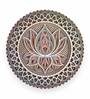 Brown Lotus Pine Wood Wall Art